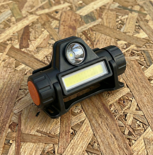 Latarka Czołowa 2w1: Reflektor + Światło Robocze (Z Magnesem)